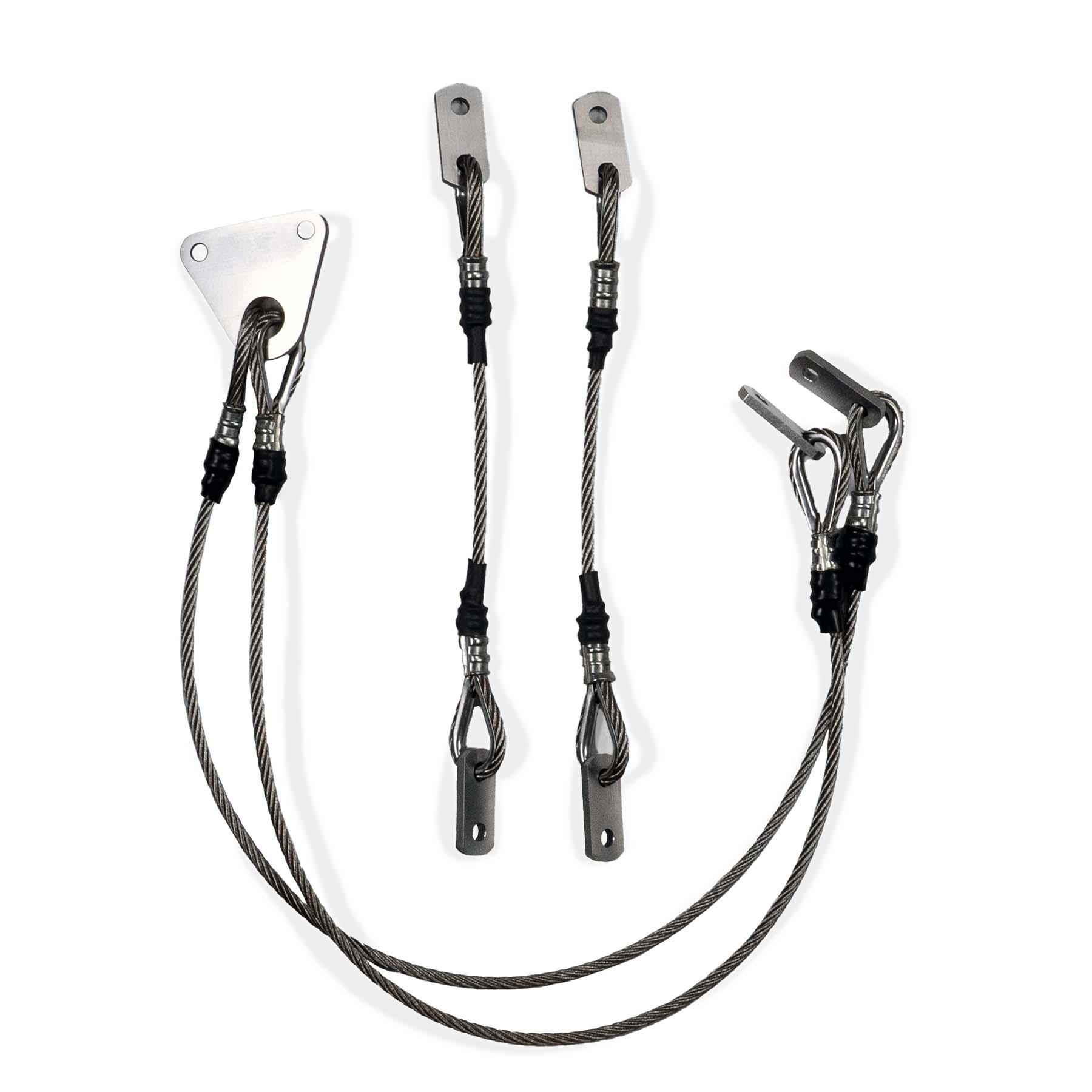 Alaska Gear Company TiSHX Safety Cables - Safety Cable Set for PA-18 Suspension